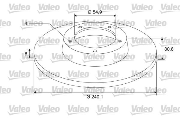 VALEO Bremsscheibe (675403)