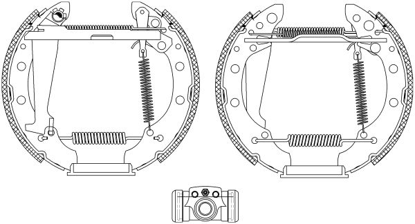 TEXTAR Bremsbackensatz (84044705)