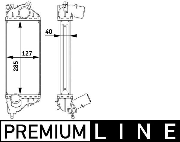 MAHLE Ladeluftkühler (CI 140 000P)