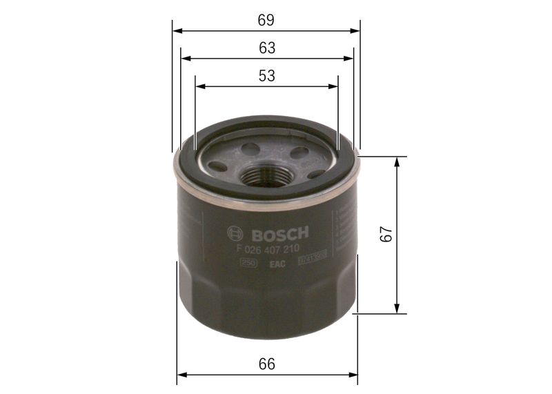 BOSCH Ölfilter (F 026 407 210) BOSCH Ölfilter (F 026 407 210)