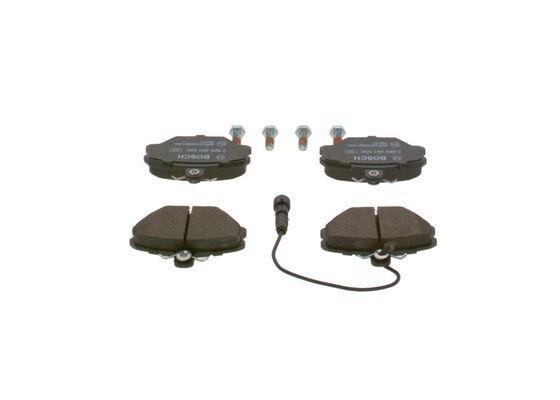 BOSCH Bremsbelagsatz, Scheibenbremse (0 986 491 050)