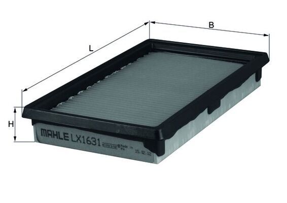KNECHT Luftfilter (LX 1631)
