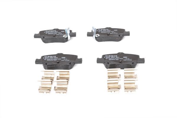 BOSCH Bremsbelagsatz, Scheibenbremse (0 986 494 651)
