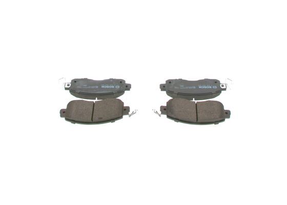 BOSCH Bremsbelagsatz, Scheibenbremse (0 986 424 509)
