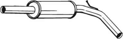 BOSAL Mittelschalldämpfer (233-323)