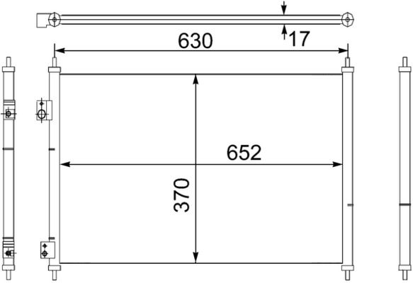 MAHLE Kondensator, Klimaanlage (AC 733 000P)