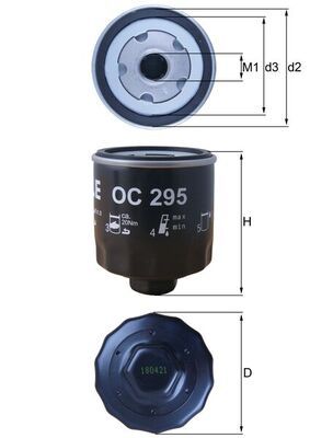 KNECHT Ölfilter (OC 295)