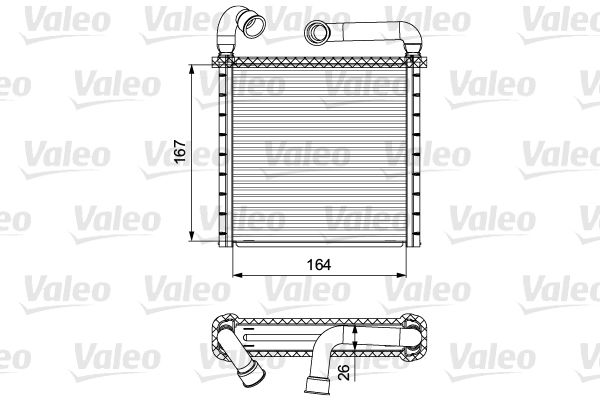 VALEO Wärmetauscher, Innenraumheizung (811506)
