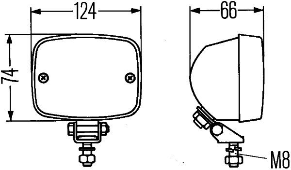 HELLA Arbeitsscheinwerfer (1GA 002 985-417)