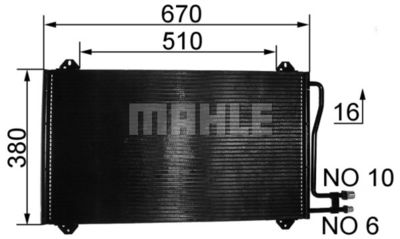 MAHLE Kondensator, Klimaanlage (AC 207 000S)