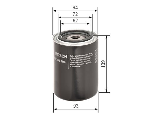 BOSCH Ölfilter (0 451 203 194) BOSCH Ölfilter (0 451 203 194)