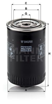MANN-FILTER Ölfilter (W 940/66)