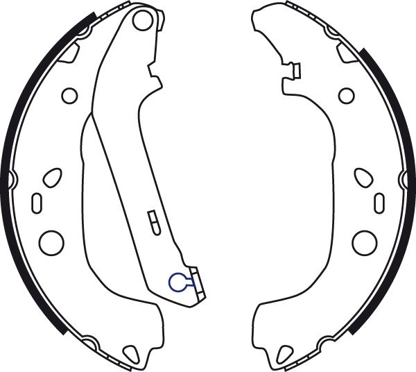 TRW Bremsbackensatz (GS8736)