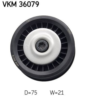 SKF Umlenk-/Führungsrolle, Keilrippenriemen (VKM 36079)