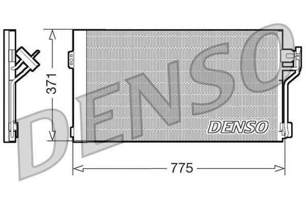 DENSO Kondensator, Klimaanlage (DCN17050)