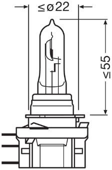 ams-OSRAM Glühlampe, Fernscheinwerfer (64176CBN) 4062172215527 64176CBN