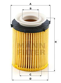 MANN-FILTER Ölfilter (HU 711/6 z) Thumbnail