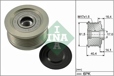 INA Generatorfreilauf (535 0115 10)