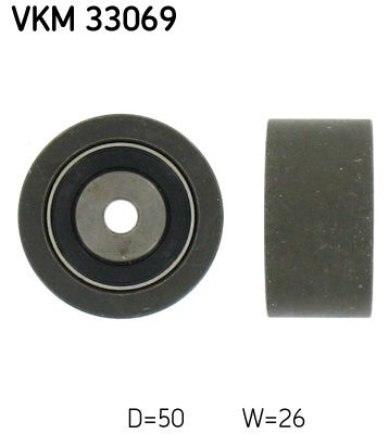 SKF Umlenk-/Führungsrolle, Keilrippenriemen (VKM 33069)