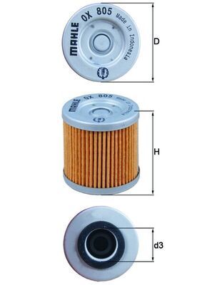MAHLE Ölfilter (OX 805)
