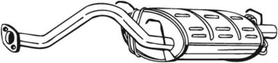 BOSAL Endschalldämpfer (163-349)