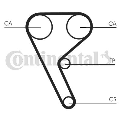 CONTINENTAL CTAM Zahnriemen (CT1157)