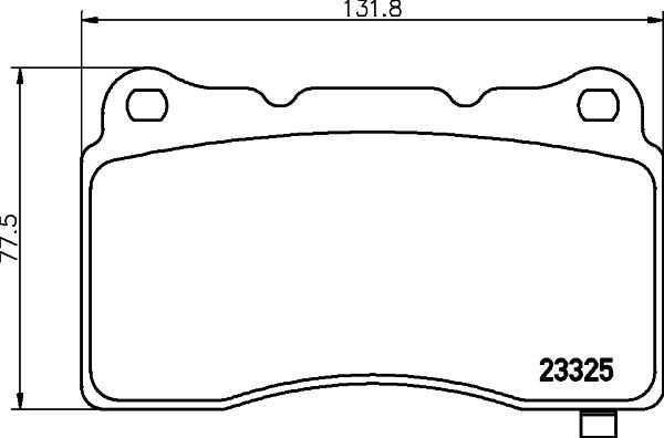 HELLA Bremsbelagsatz, Scheibenbremse (8DB 355 014-451)