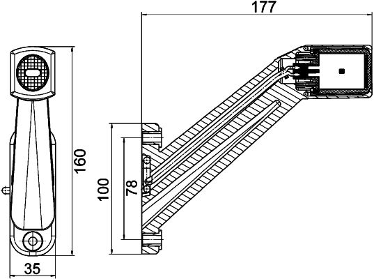 HELLA Umrissleuchte (2XS 011 744-021)