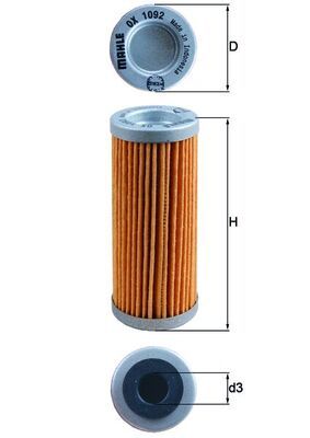 MAHLE Ölfilter (OX 1092)