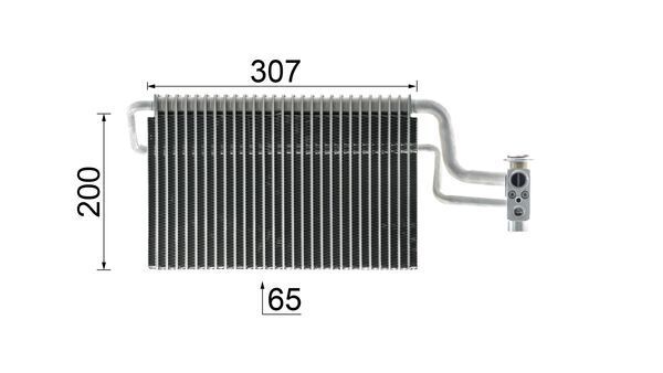 MAHLE Verdampfer, Klimaanlage (AE 146 000P) MAHLE Verdampfer, Klimaanlage (AE 146 000P)