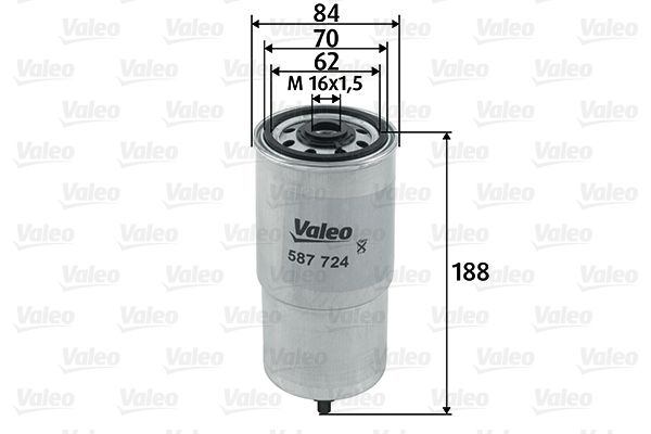VALEO Kraftstofffilter (587724)