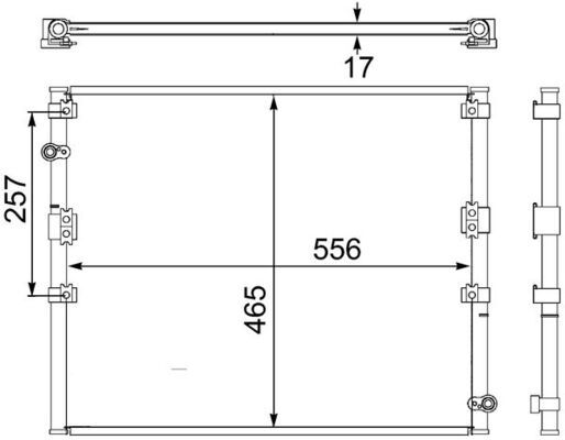 MAHLE Kondensator, Klimaanlage (AC 457 000S)
