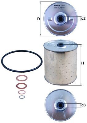 KNECHT Ölfilter (OX 85D)
