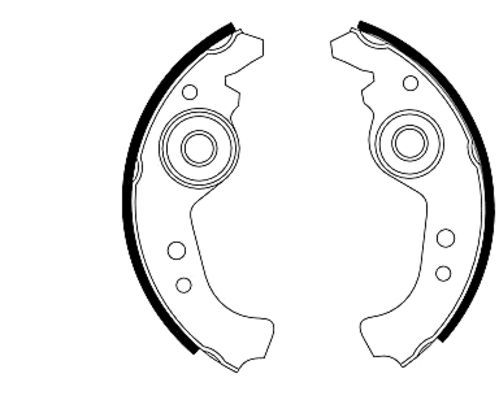 HELLA Bremsbackensatz (8DB 355 000-091)