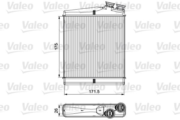 VALEO Wärmetauscher, Innenraumheizung (811512) Thumbnail