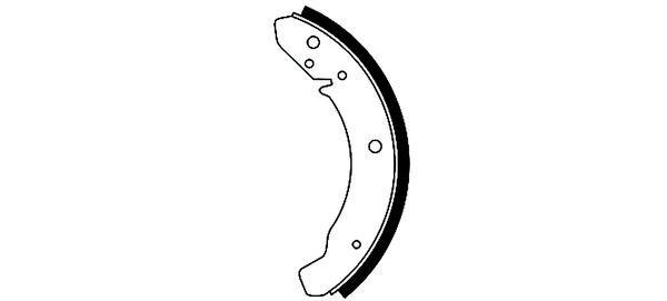 HELLA Bremsbackensatz (8DB 355 000-071)
