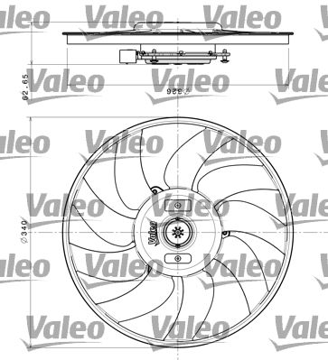 VALEO Lüfter, Motorkühlung (696349)