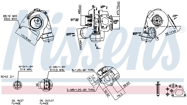 NISSENS Lader, Aufladung (93051)