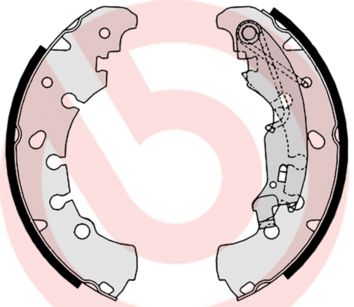 BREMBO Bremsbackensatz (S 23 530)