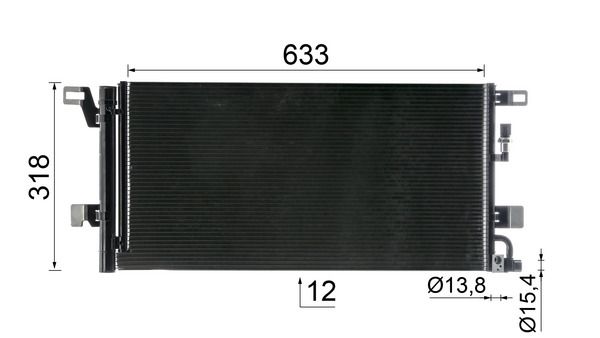 MAHLE Kondensator, Klimaanlage (AC 101 000P) MAHLE Kondensator, Klimaanlage (AC 101 000P)