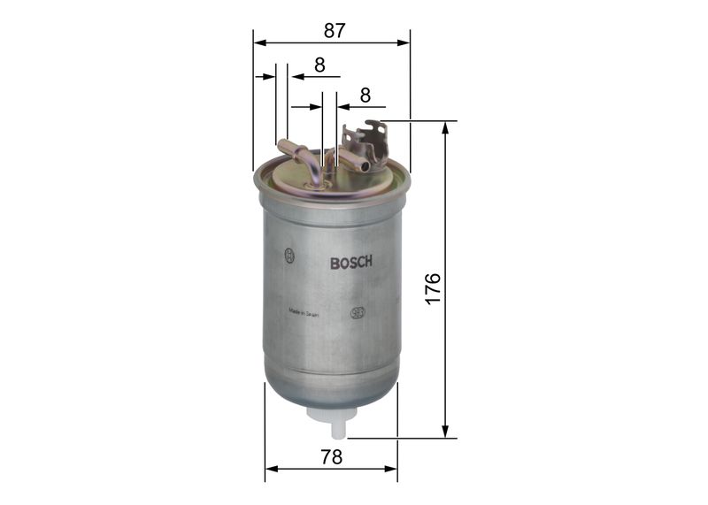 BOSCH Kraftstofffilter (0 450 906 267) BOSCH Kraftstofffilter (0 450 906 267)