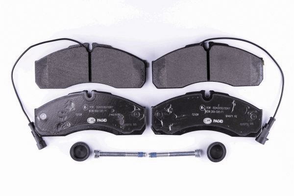 HELLA Bremsbelagsatz, Scheibenbremse (8DB 355 020-711)