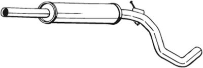 BOSAL Mittelschalldämpfer (233-603)