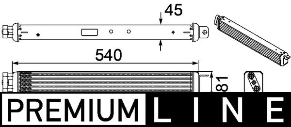 MAHLE Ölkühler, Motoröl (CLC 52 000P) Thumbnail