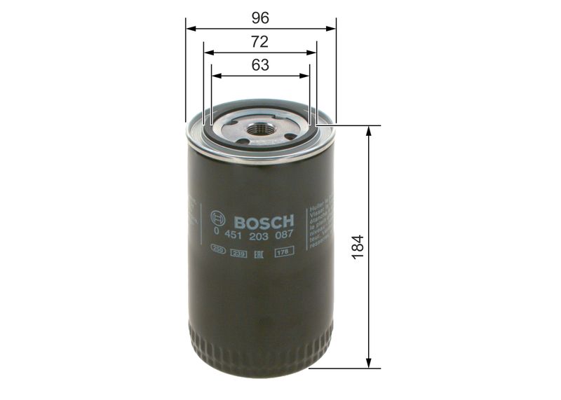BOSCH Ölfilter (0 451 203 087) BOSCH Ölfilter (0 451 203 087)