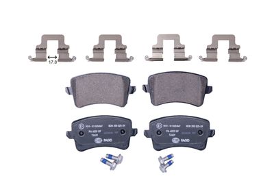 HELLA Bremsbelagsatz, Scheibenbremse (8DB 355 025-391)