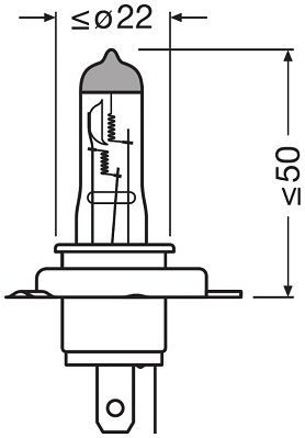 ams-OSRAM Glühlampe, Fernscheinwerfer (64181L)