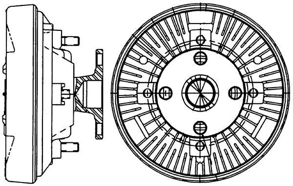 MAHLE Kupplung, Kühlerlüfter (CFC 21 000P) MAHLE Kupplung, Kühlerlüfter (CFC 21 000P)