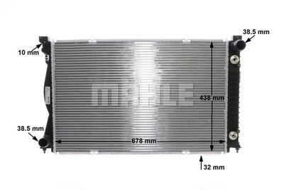 MAHLE Kühler, Motorkühlung (CR 830 000S) MAHLE Kühler, Motorkühlung (CR 830 000S)