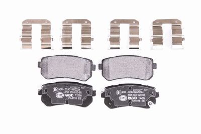 HELLA Bremsbelagsatz, Scheibenbremse (8DB 355 020-851)